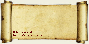 Danica Veljković vizit kartica